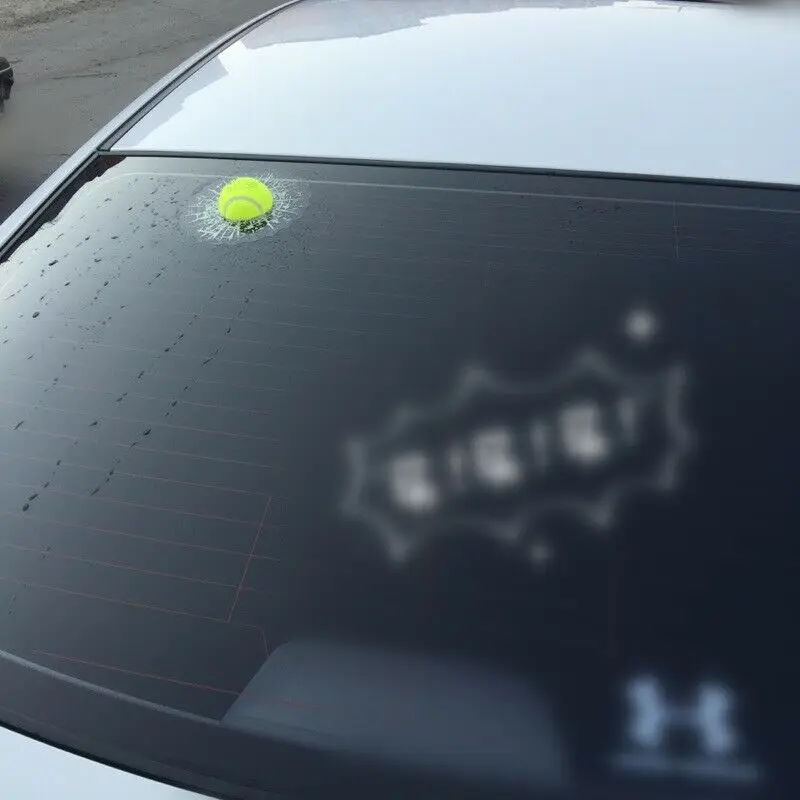 3D черный 8 мяч для бассейна разбитое окно стеклянная наклейка трещин