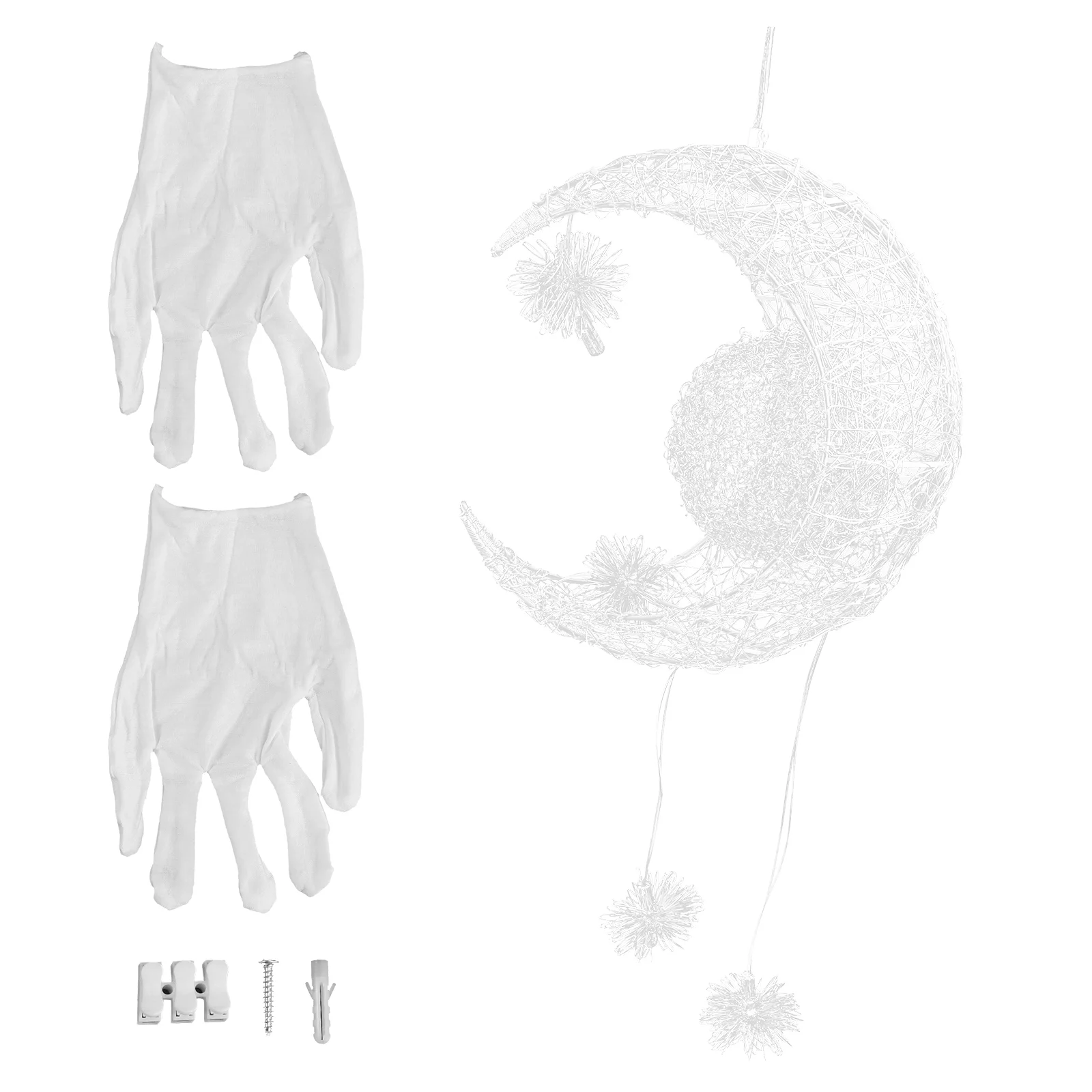 

1pc Kid's Room Ceiling Lamp Moon Star Shaped Ceiling Light Room Hanging Lamp