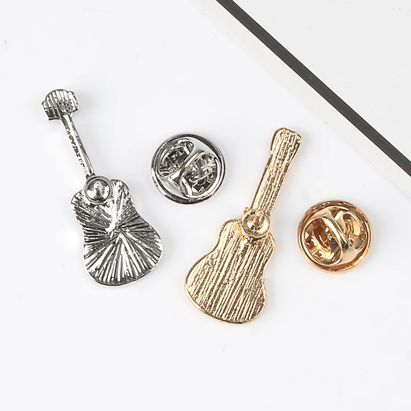 Эмалированные булавки в 2 стилях высокого качества скрипичная брошь виде гитары