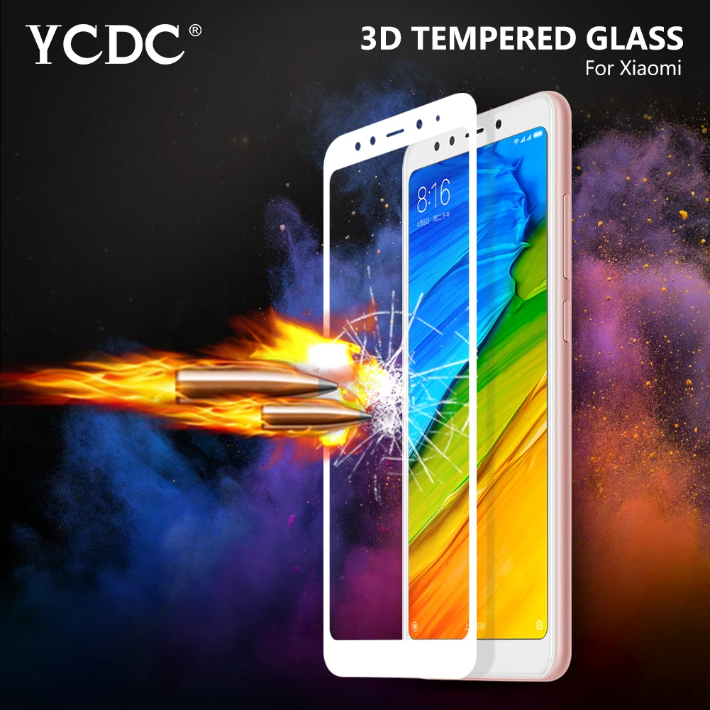 9H закаленное стекло без пузырьков 3D для Xiaomi Mix 2 5X 6 Redmi Note 4A 4X 5 5Plus Защитная пленка