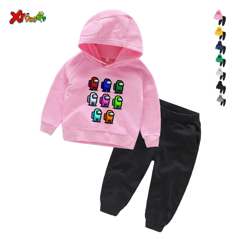 

Boys Among Us Anime Game Clothing Spring Autumn Kids Clothing Suits Cartoon Sets Children Boys Girls Sports Tracksuits Suits
