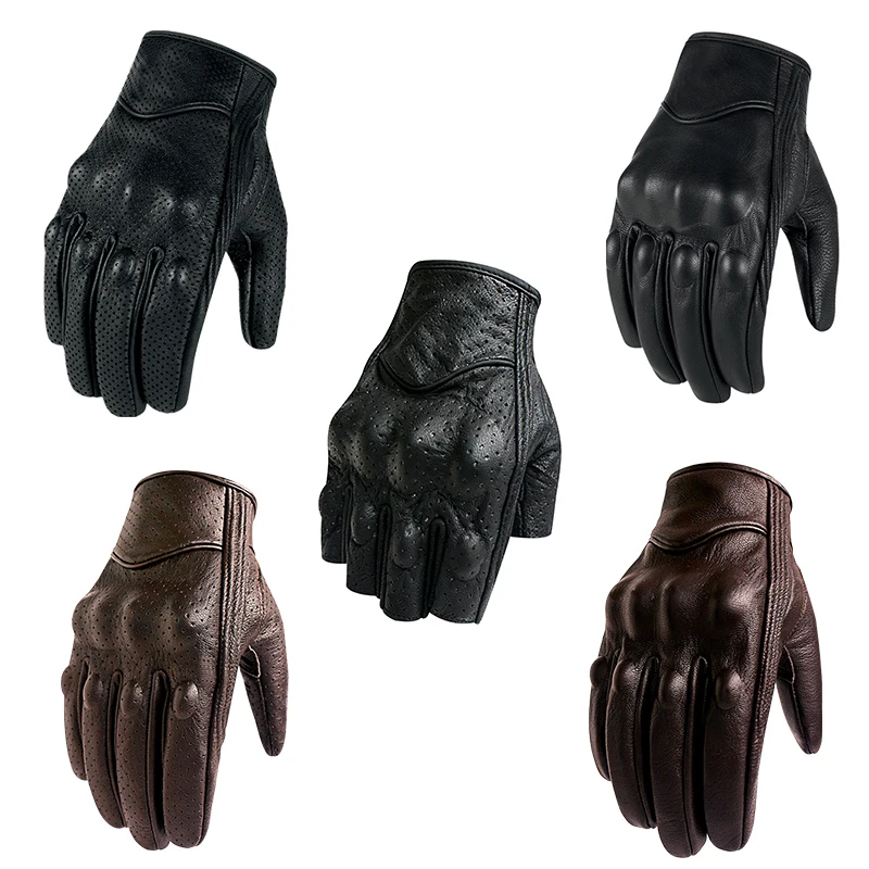 

Мотоциклетные перчатки для мужчин, кожаные перчатки премиум-класса для сенсорных экранов, для электровелосипеда, мотоцикла, мотокросса