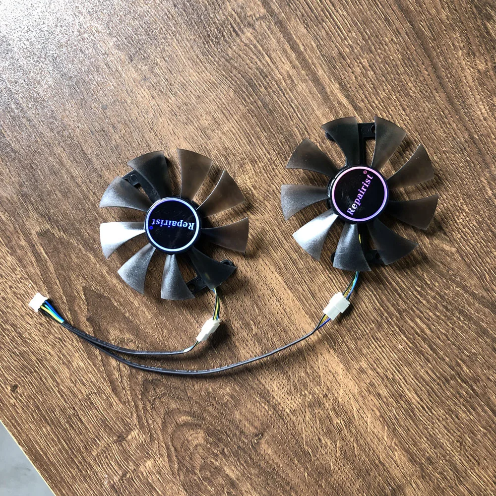 2 шт./компл. Geforce GTX 1050/1050TI охлаждающий вентилятор GPU для ZOTAC GeForce GTX1050 GTX1050Ti X-Gaming OC