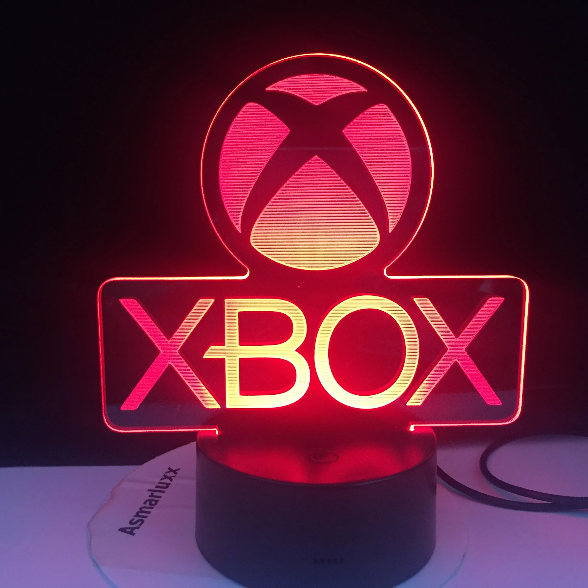 XBOX Домашняя игра Управление уникальный подарок для малыша светодиодный ночной