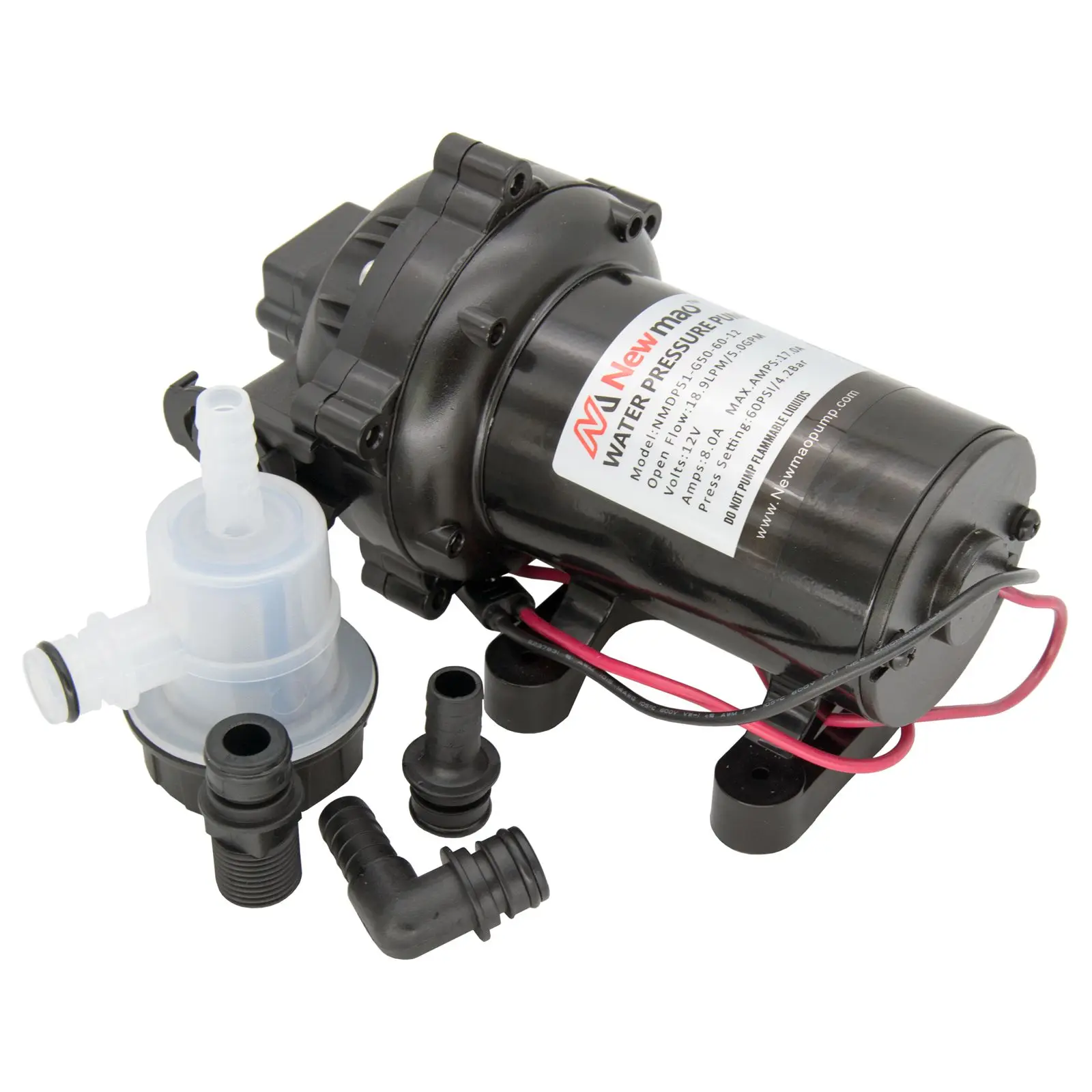 12 В 60 PSI 5 0 GPM автономный судовой водяной насос RV|boat water pump|marine pump12v boat pump |
