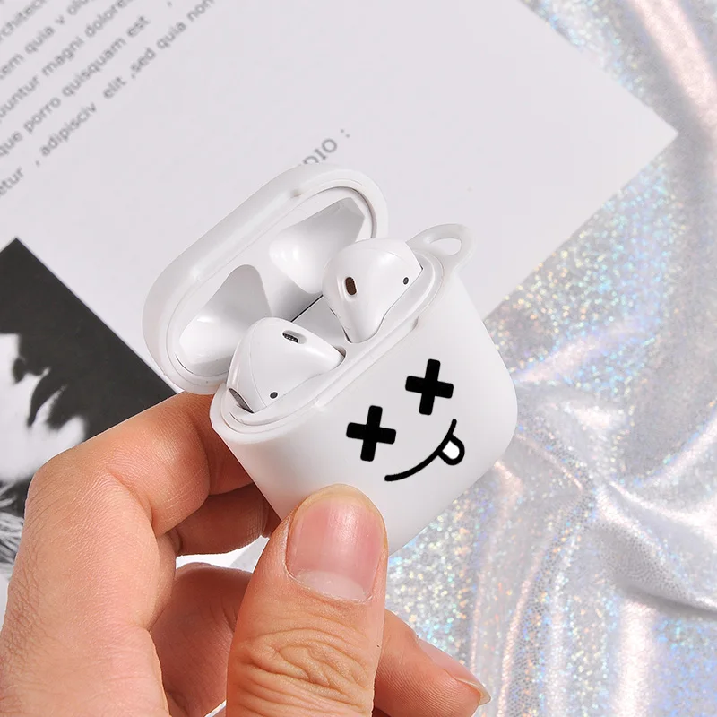 Cute Carton Silicone Case For Apple Airpods 1 2 dog cats Cover Protective Earphone Cases Headphone | Электроника