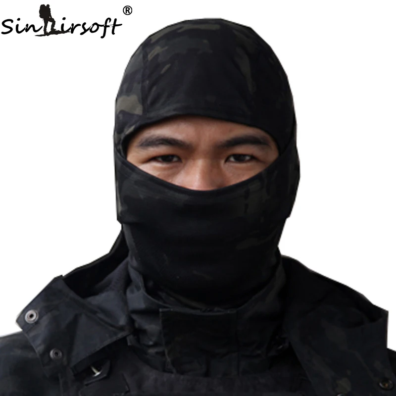 SINAIRSOFT Rattlesnake Tactical Airsoft Wargame Breathing Dustproof Face Balaclava Hood Motorcycle Ski Cycling Hunting Full | Спорт и