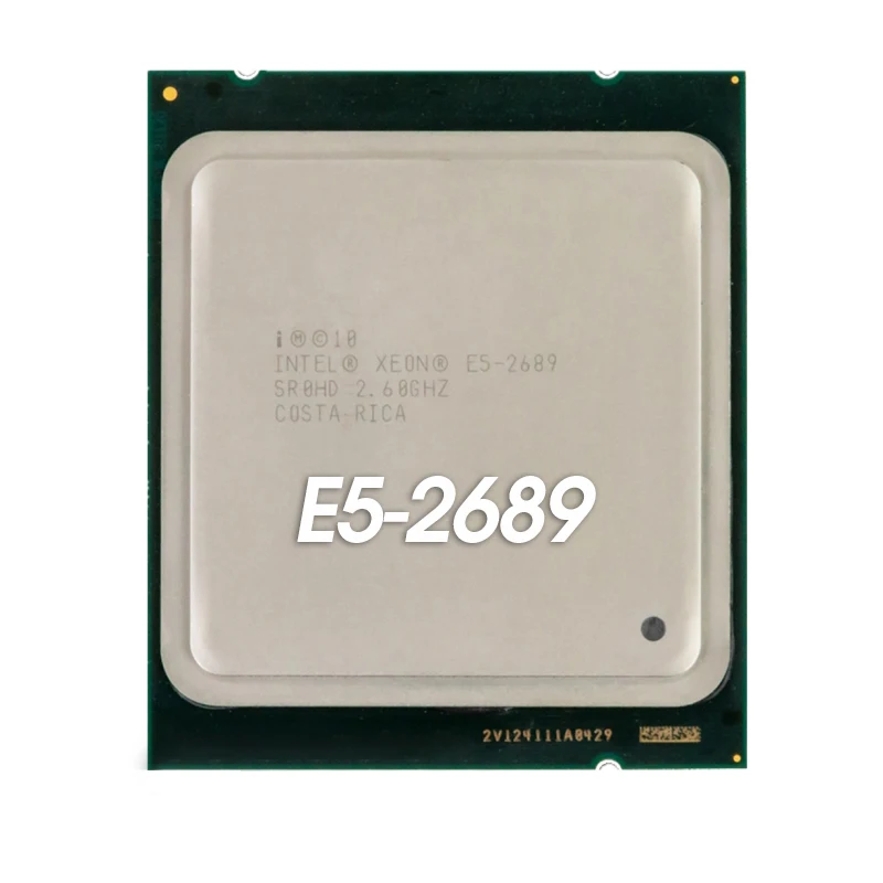 Процессор Intel Xeon E5 2689 LGA 2011 2 6 ГГц 8 ядер 16 потоков Поддержка материнской платы X79 |