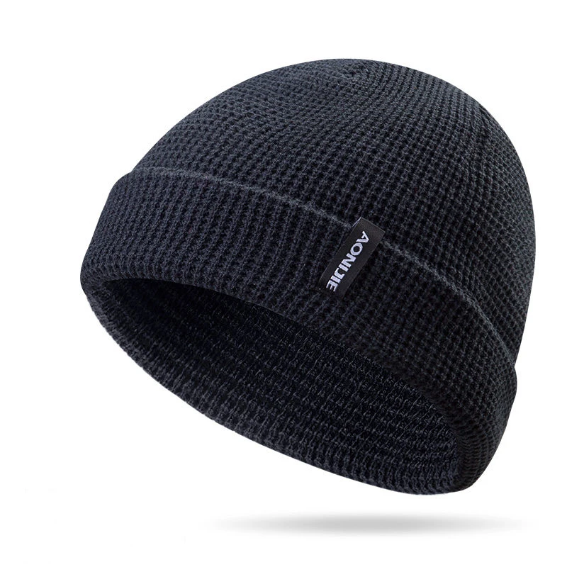 M27S Black AONIJIE зимняя ветрозащитная Толстая теплая шапка для бега, зимние вязаные шапки, шапка для сноубординга, лыжного бега, шапка для спорта на открытом воздухе - Цвет: M27S Black