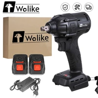 850n m brushless electric impact wrench 12 sokect cordless wrench screwdriver power tools rechargeable for makita 18v battery