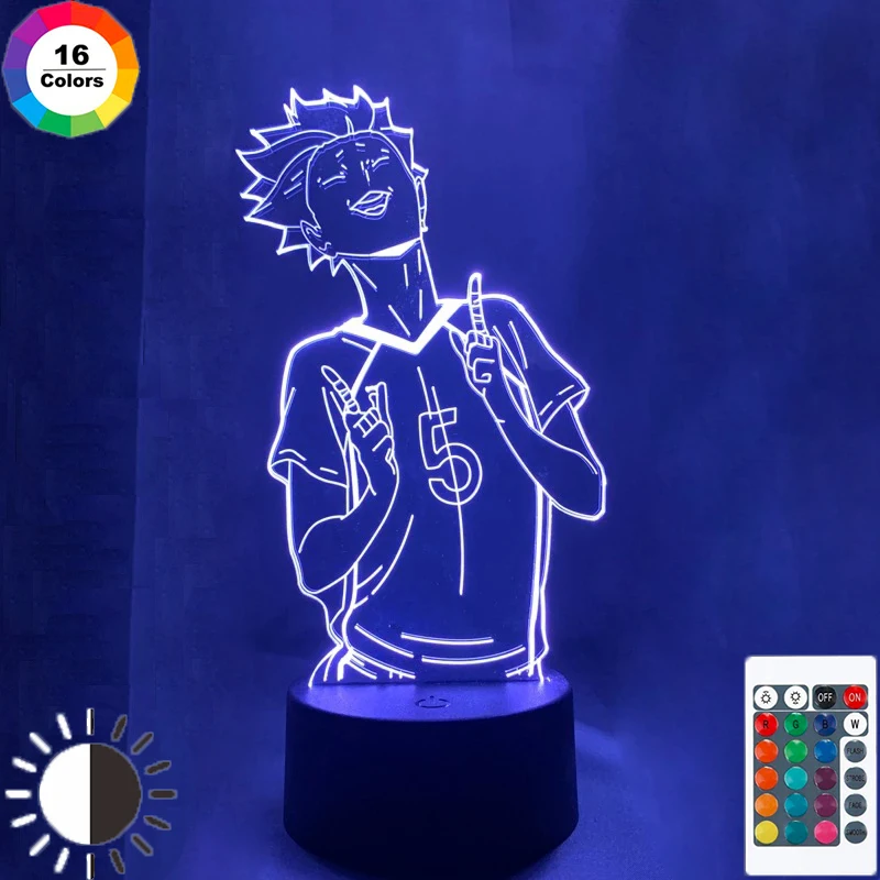 3D лампа Аниме Драконий жемчуг кошма тэндо Сатори светильник для малыша детский