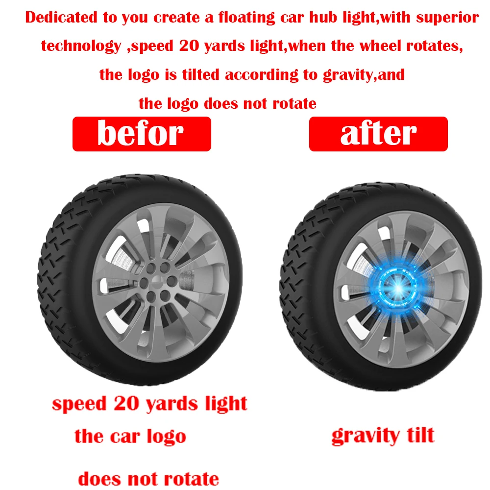 Светодиодная подвесная Крышка для колеса синяя красная светильник магнитная