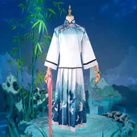 game king of glory shiyu gangnam girl xi shi cosplay costume minguo chinese traditional hanfu clothing for halloween party