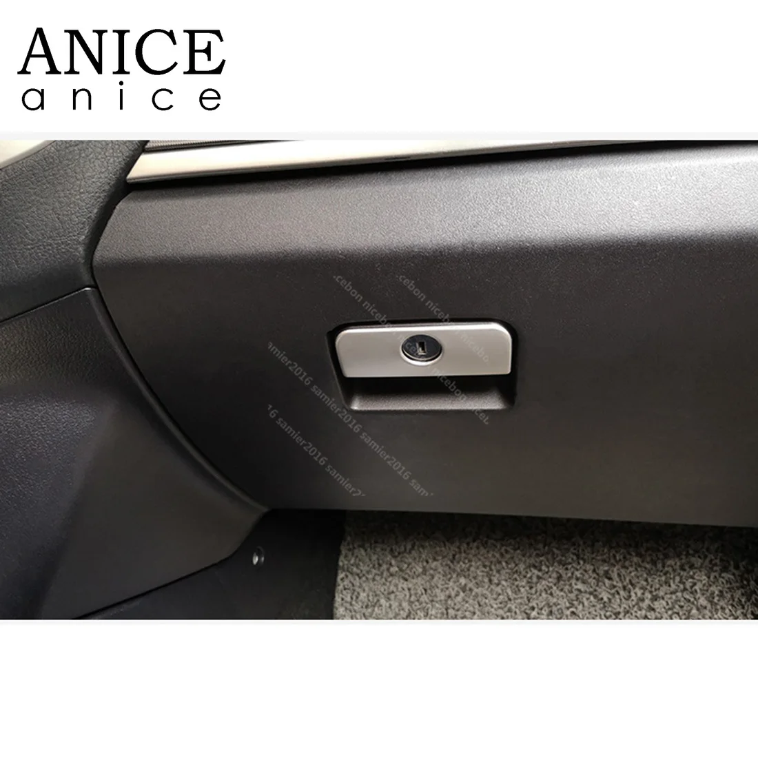 Стальной чехол для перчаток подходит Mitsubishi Pajero V93/V97 2007 2008 2009 2010 2011 2012 2013 2014 2015 2016 2017