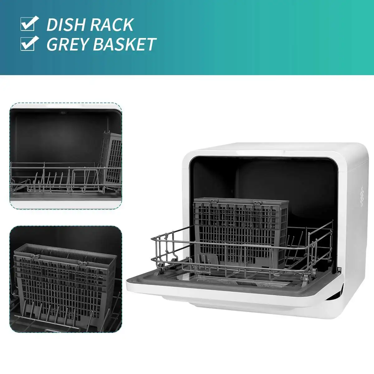 Установка настольной посудомоечной машины на столешницу - 86 фото