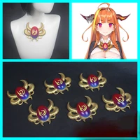 anime hololive vtuber kiryu coco 3d printing collar neck accessories cosplay costume take photo props decor