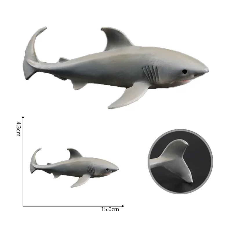 Имитация морской океанической жизни модель животного игрушки Акула мегалодон