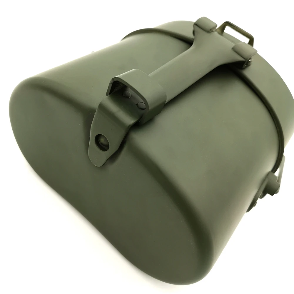 1 Ланч-бокс немецкая Военная 79 алюминиевая коробка для ланча уличная Heatable еда контейнер Кемпинг посуда зеленый набор