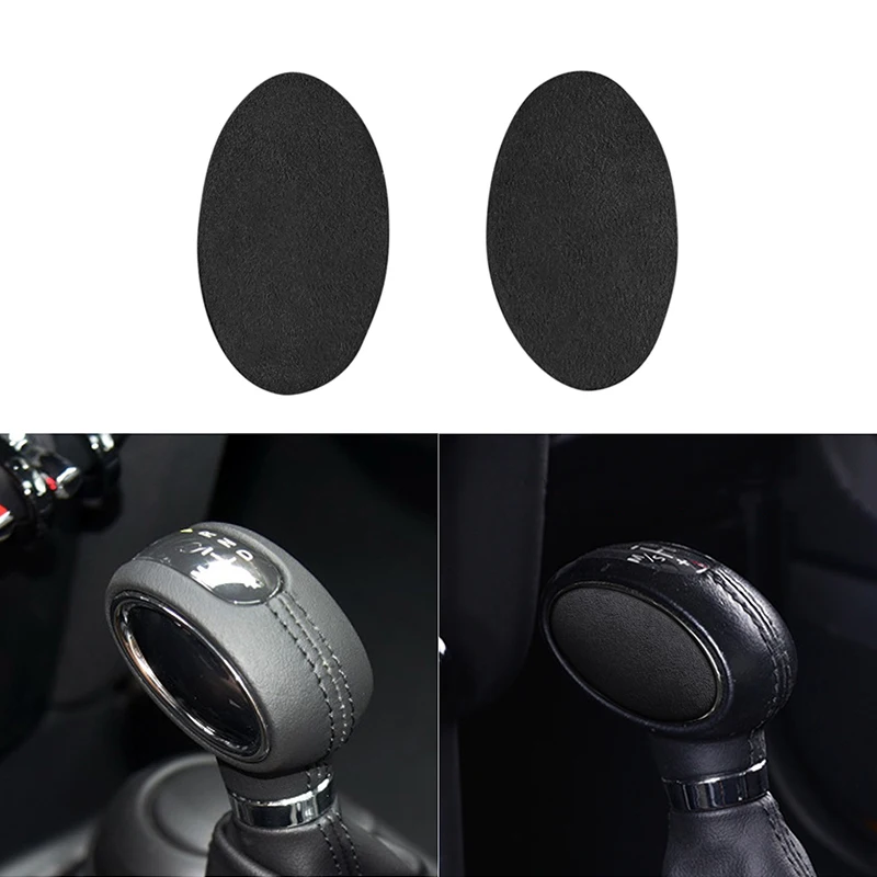 

2PCS Suede Car Gear Shift Head Decoration Sticker Cover Trim for BMW MINI Cooper F54 F55 F56 F57 F60 2014-2020 Car Accessories