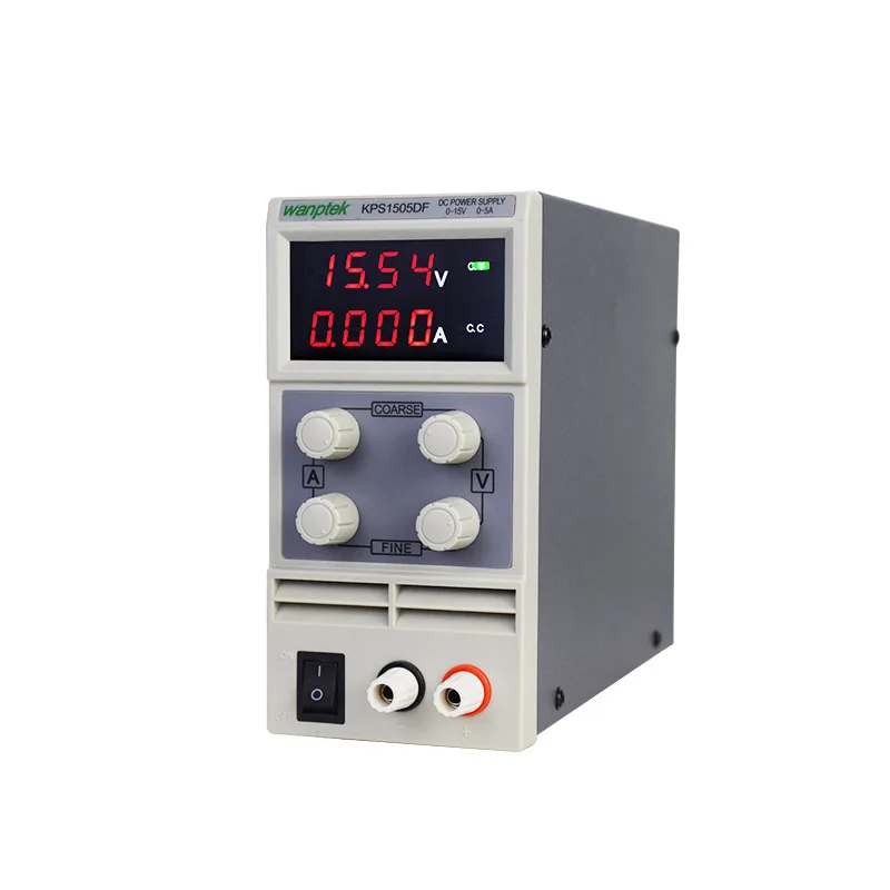 Высокое качество KPS1505DF 15V5A 110 V-230 V 0,1 V/0.001A ЕС светодиодный цифровой Регулируемый переключатель DC источник питания mA дисплей