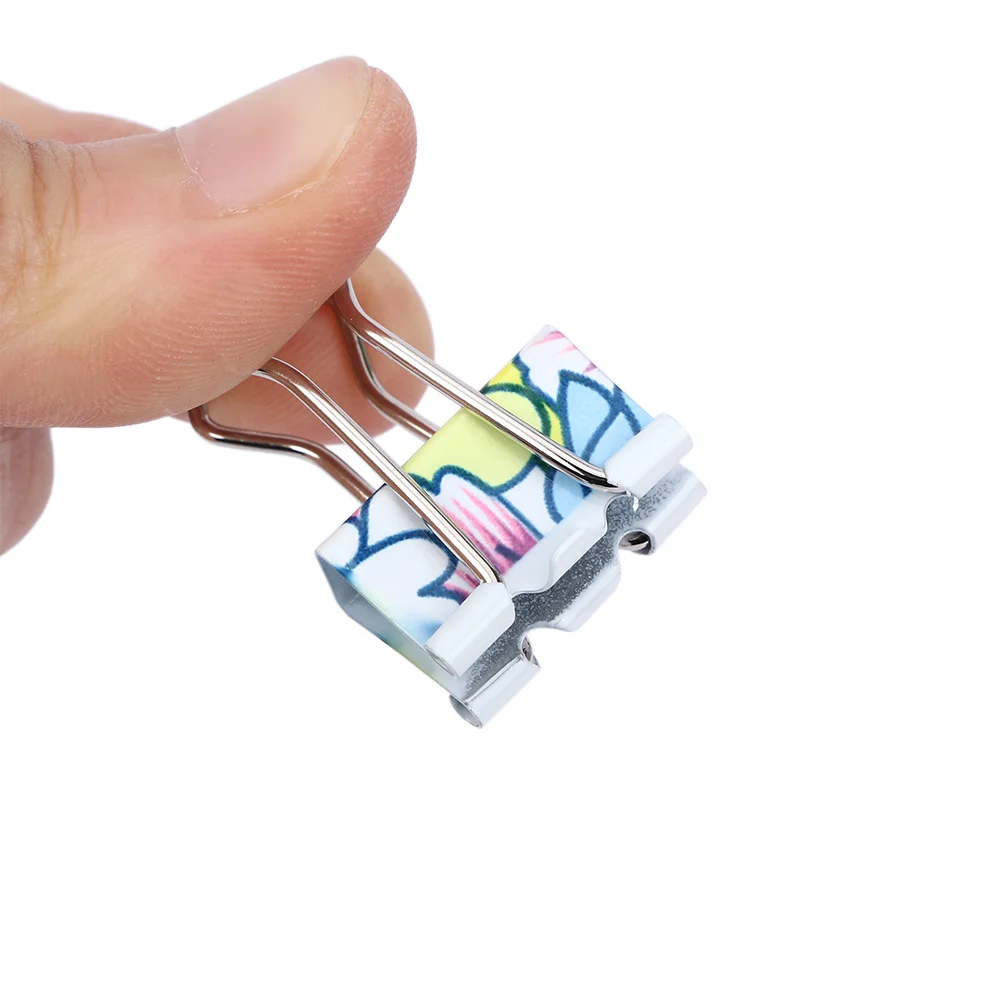 20 шт./упак. металлический мульти Открыватель Цвет файл зажим Бумага зажимы
