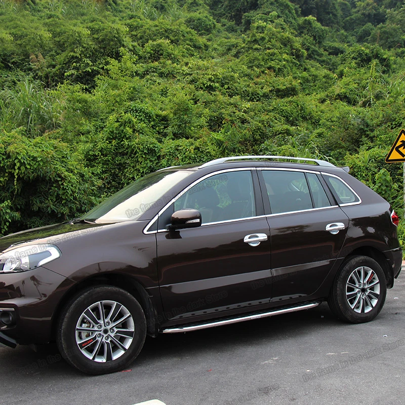 Отделка окон автомобиля из нержавеющей стали lsrtw2017 для renault koleos 2009 2010 2011 2012 2013 2014