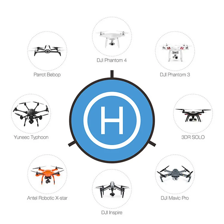 Коврик для парковки дрона складной посадочный коврик 55 см 75 универсальный DJI Mavic