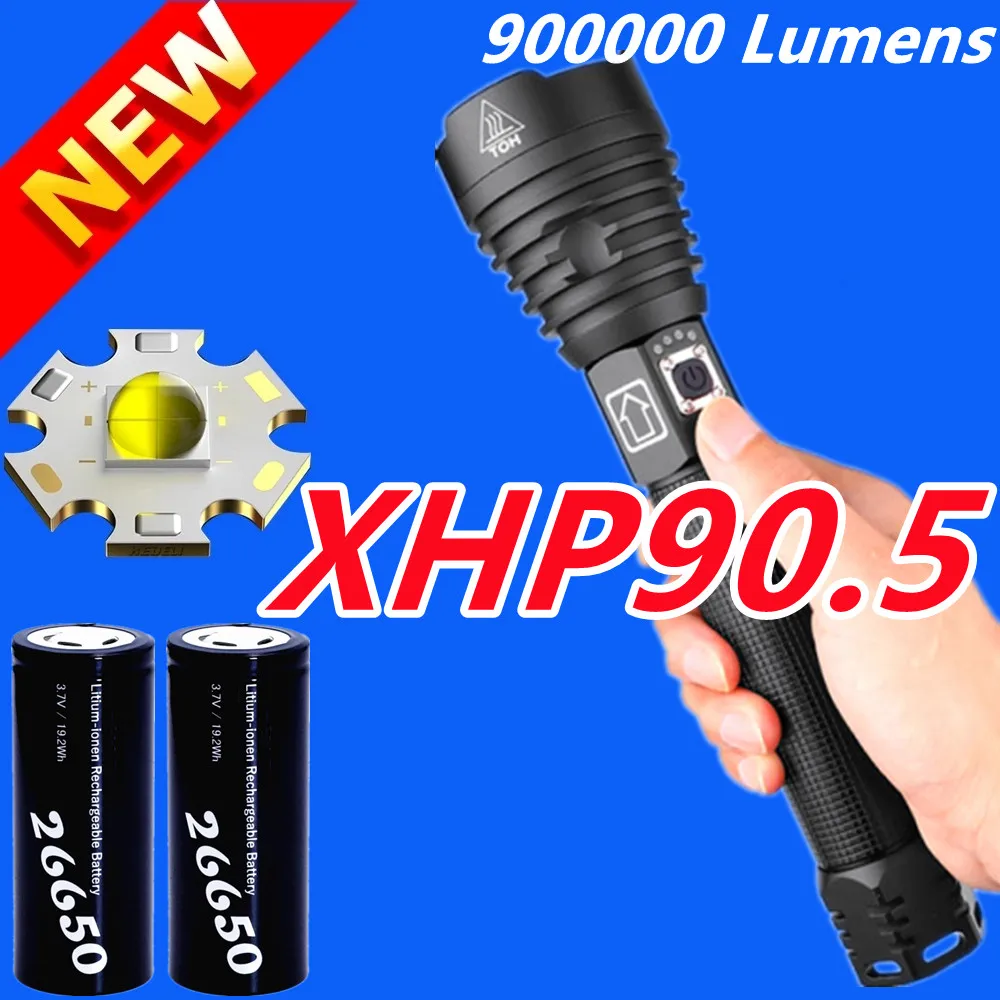 

Super Powerful Led Flashlight Tactical Torch XHP90.5 Flashlight 18650 Usb Rechargeable Hand Lamp Flash Light bicycle Lantern led