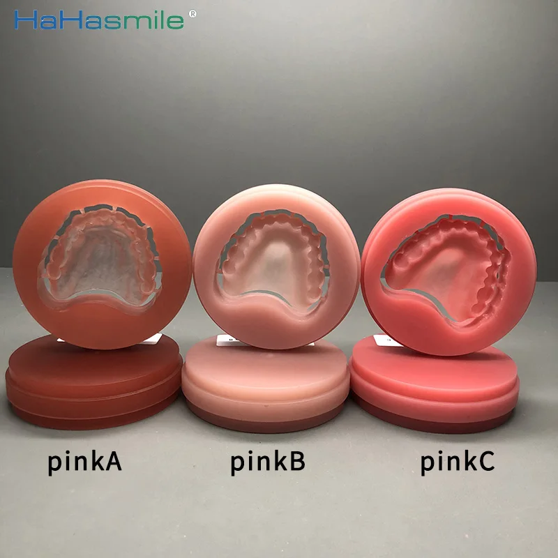 98*30 мм стоматологические лабораторные материалы PMMA блоки PinkA/PinkB/PinkC для CAD/CAM