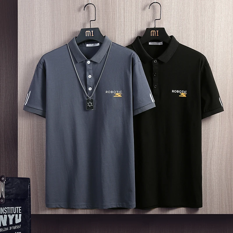 

Huncher Men T-Shirt 2021 Fashion Summer Lapel Male Tops Polo T Shirt For Men Cotton Slim Fit Casual Golf Wear Shirts For Men's