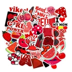 50 шт., водонепроницаемые наклейки для ноутбука, скейтборда, багажа