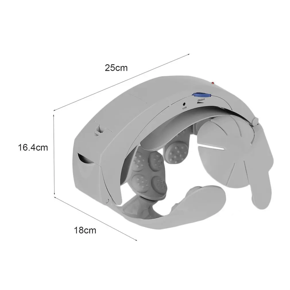 

Humanized Design Electric Head Massager Brain Massage Relax Easy Acupuncture Points Fashion Style Health Care Supply