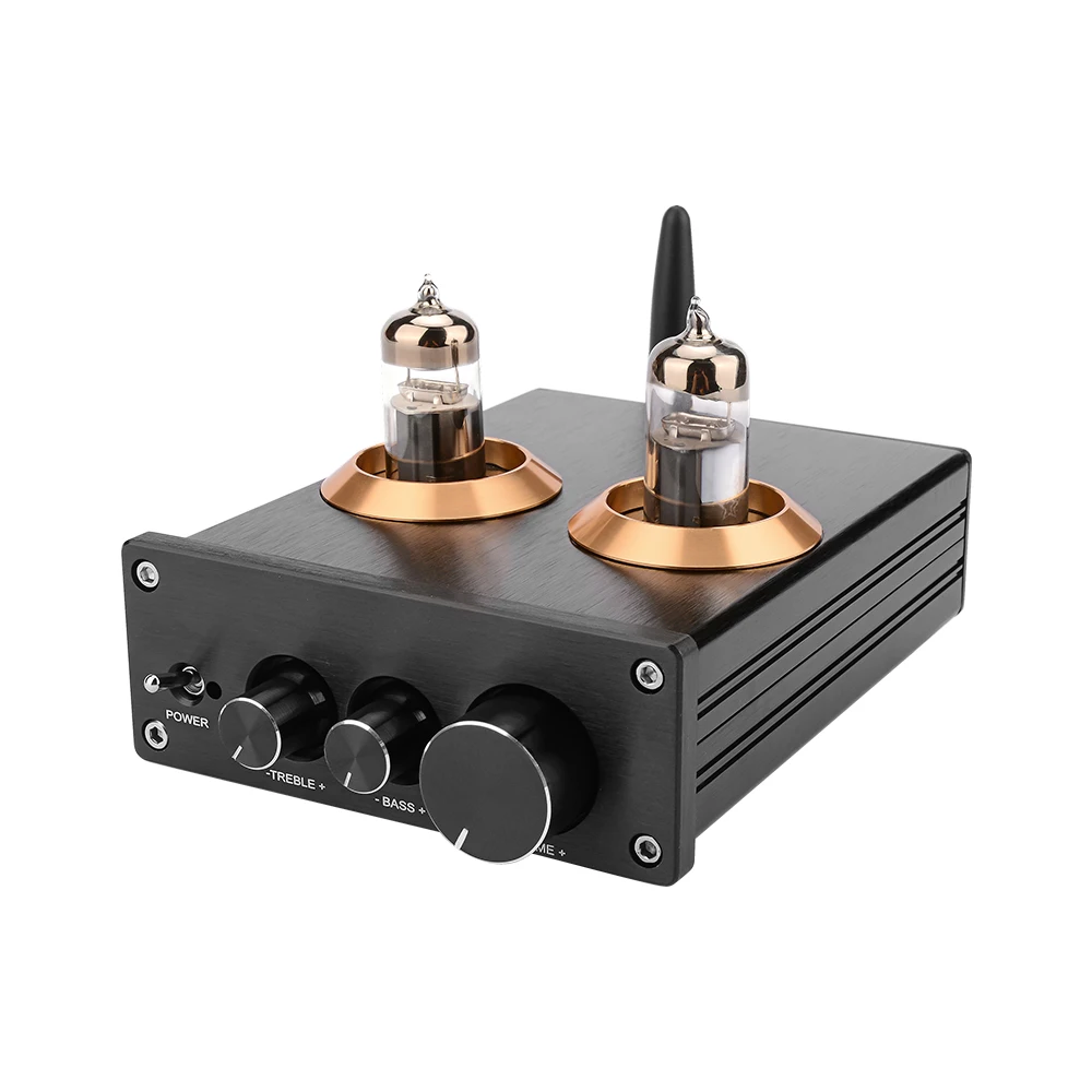 

AIYIMA Buffer HiFi 6J5 (Upgrade 6J1) Bluetooth 4.2 5.0 Tube Preamp Amplifier Stereo Preamplifier With Treble Bass Tone Ajustment