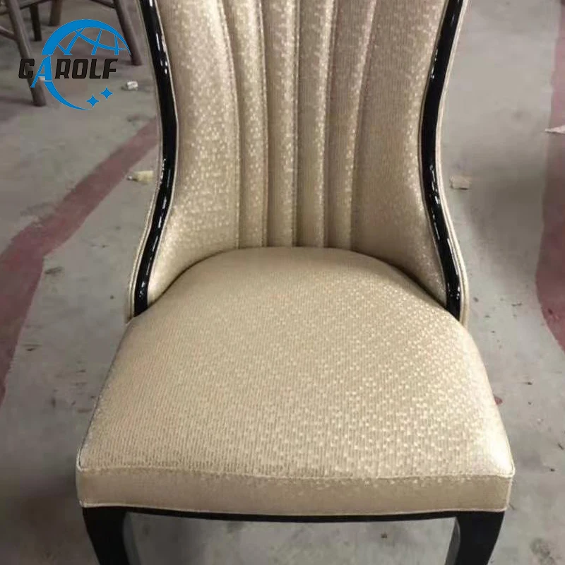 Современная мебель для столовой из ткани роскошный обеденный стул ресторана |