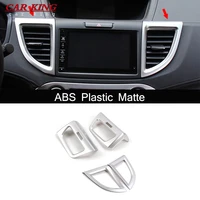 abs matte for honda crv cr v 2012 2013 2014 2015 2016 car conditioner air outlet decoration cover trim car styling accessories
