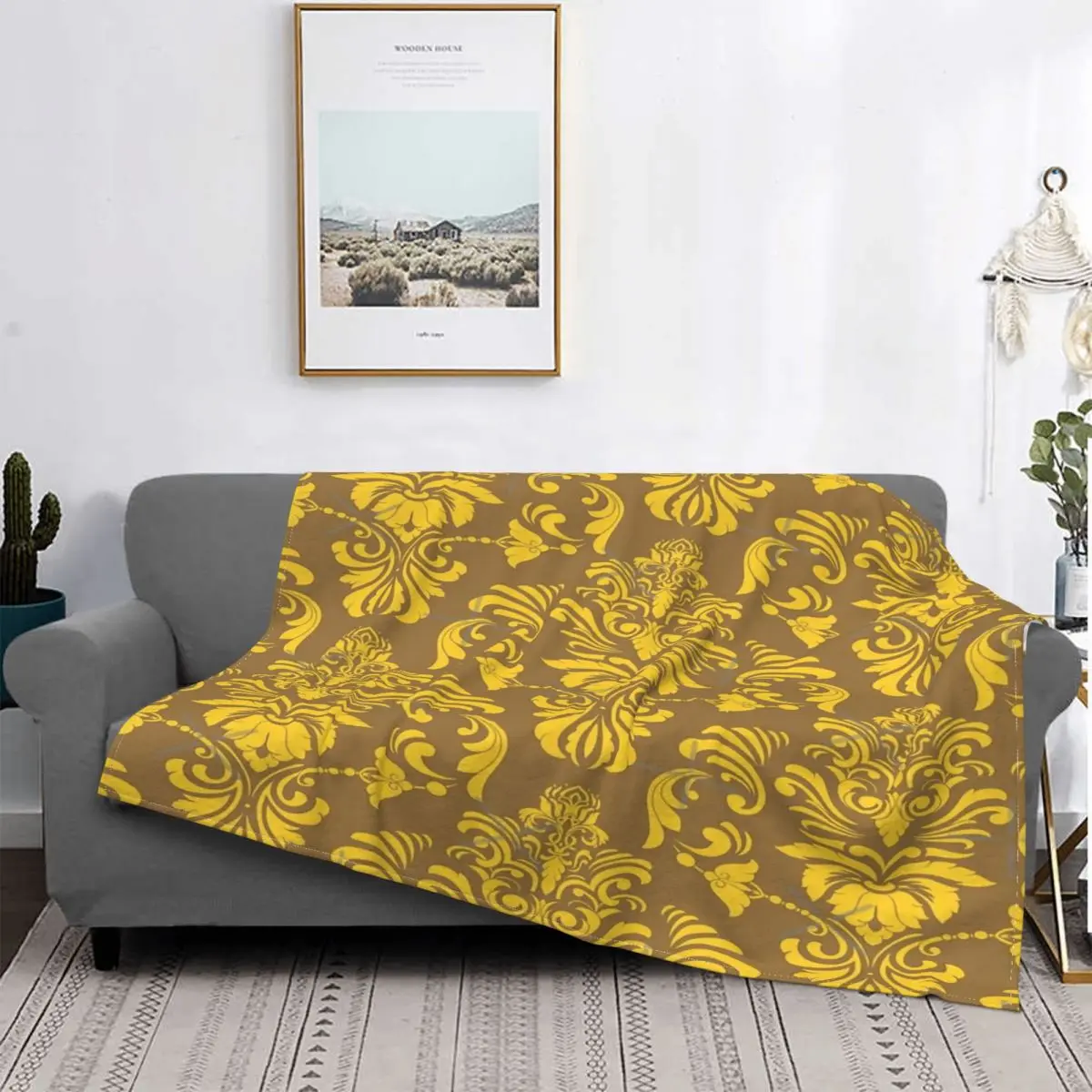 

Manta dorada с охраной Дамаска без кооски, colcha a cuadros para cama, sofa, manta de пикник, toalla de playa de lujo