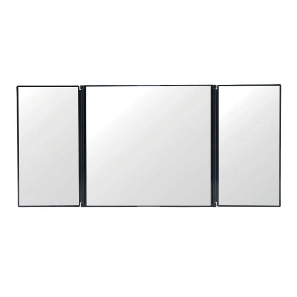 

2021 UniversaCar Vanity Mirror 3 Section Folding Cosmetic Mirror Auto Sun-shading Car Visor Mirror Adjustable Auto Makeup Mirror