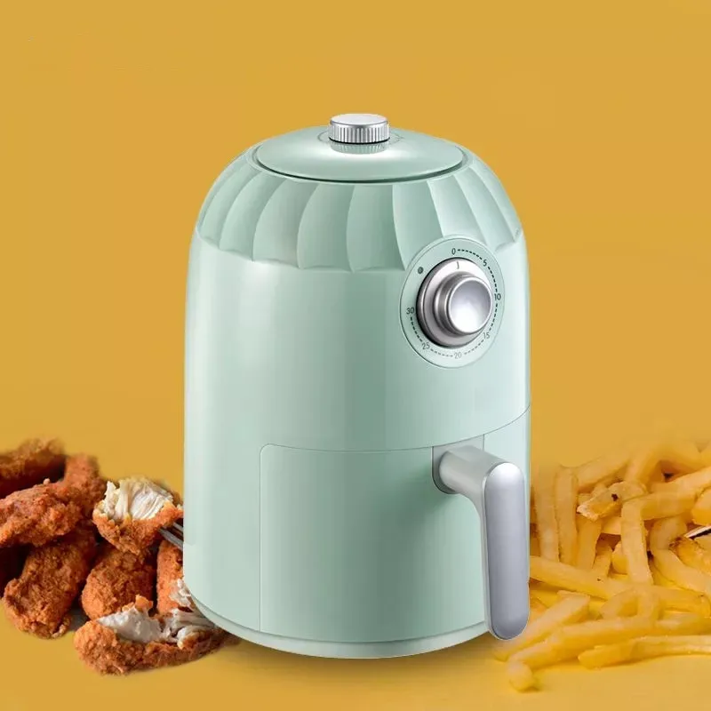 

New Air Fryer Without Oil 2L Electric Fryer Hot Air Oil-Free 800W Multifunction Convection Oven with Temperature Controller