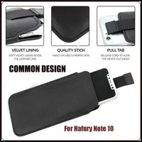 casteel pu leather case for hafury note 10 pull tab sleeve pouch case cover