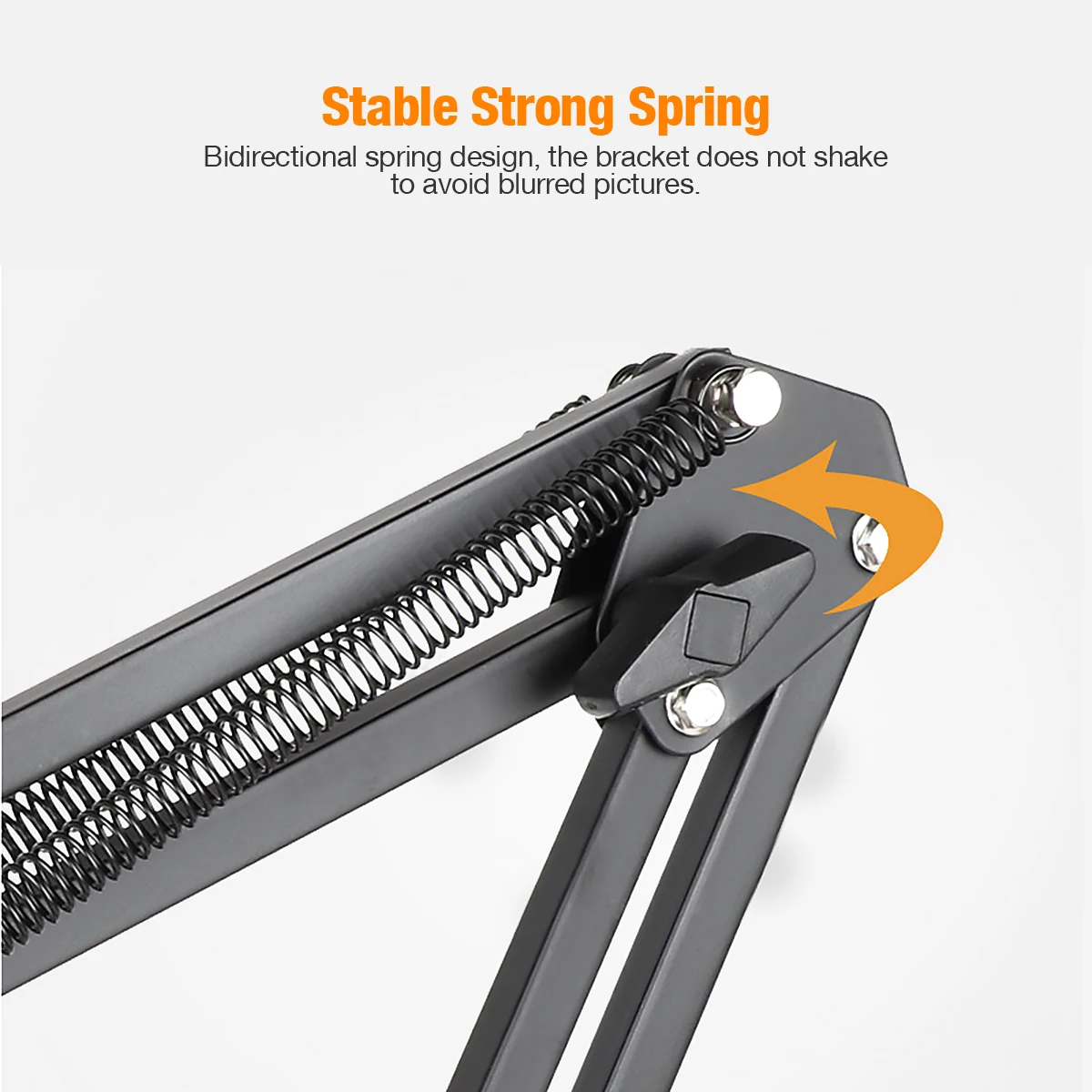 Складная подставка для микрофона Регулируемая металлическая длинная рукоятка