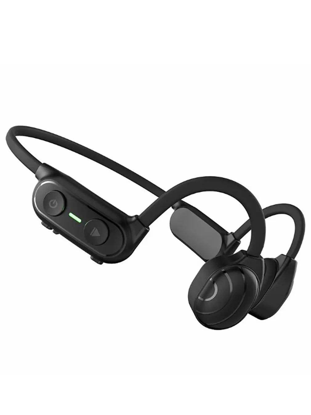 

Bone Conduction Earphone Wireless Bluetooth-compatible Headphone Ear Hook Comfortable Wear IPX6 Waterproof Sports Headset w/ Mic