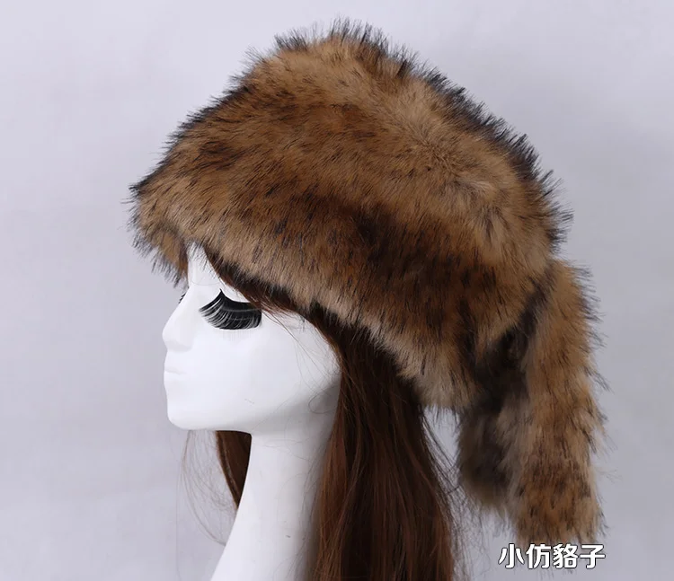 raccoon fur 2 Qearlstar Мужские Женские меховые шапки утепленные меховые шапки из искусственного меха на плоской подошве зимние русские повседневные роскошные шапки skullies beanie WME12 - Цвет: raccoon fur 2