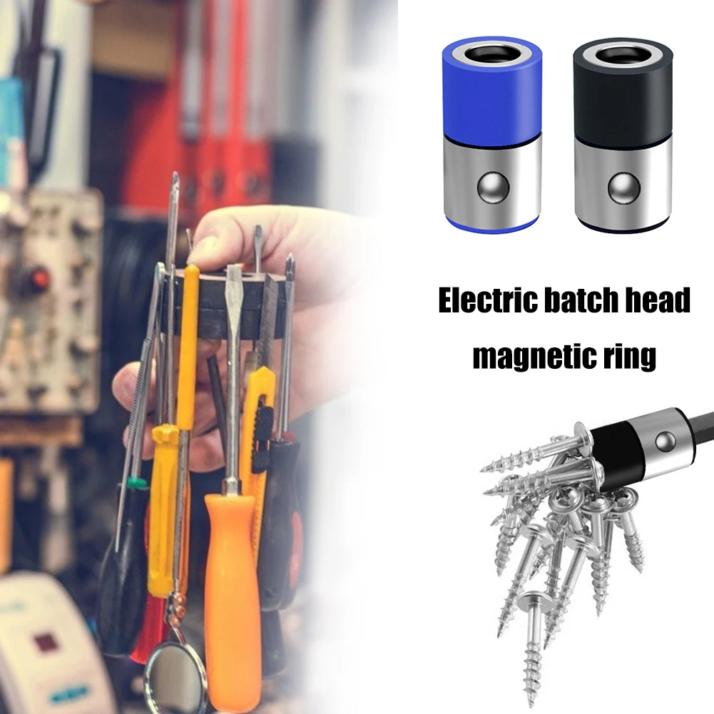 

Magnetic Bit Holder Alloy Electric Magnetic Ring Screwdriver Bit Head SGS Non-slip Strong Magnet Ring for Phillip Bit Magnetizer