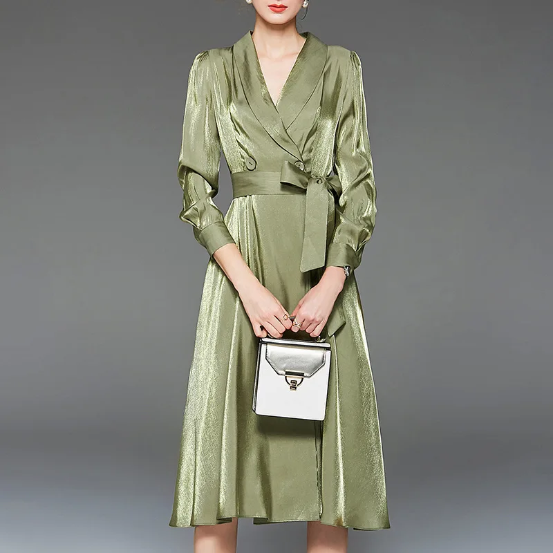 Модное Элегантное женское платье Новинка весна-лето 2020 роскошный светильник