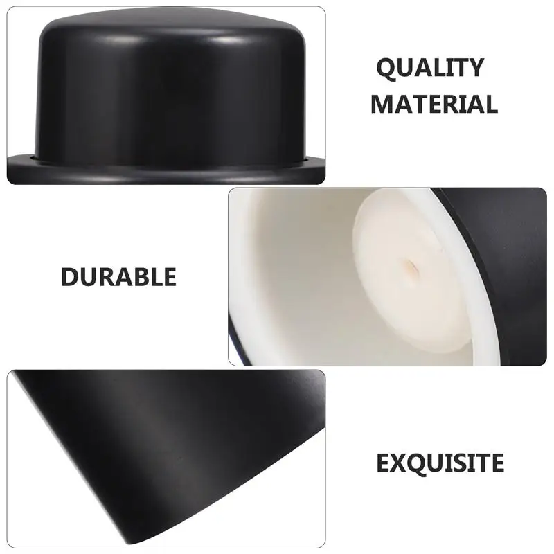 

2pcs Wine Vacuum Stoppers Useful Wine Stoppers Keep Wine Fresh Tools (Black)