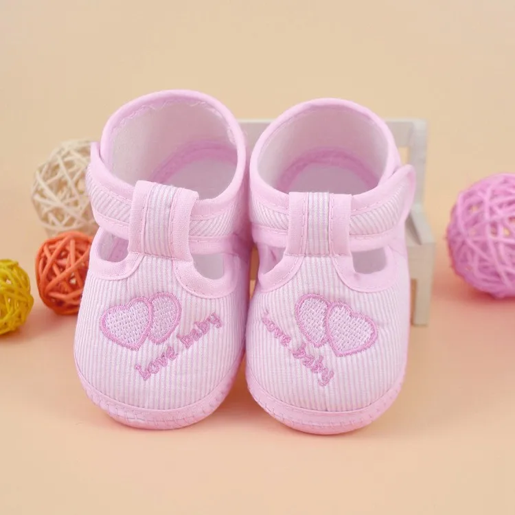 

0-10M Newborn Girl Boy Girls Soft Sole Crib Toddler Shoes Canvas Sneaker High Quality First Walker Comfortable Warm Casual