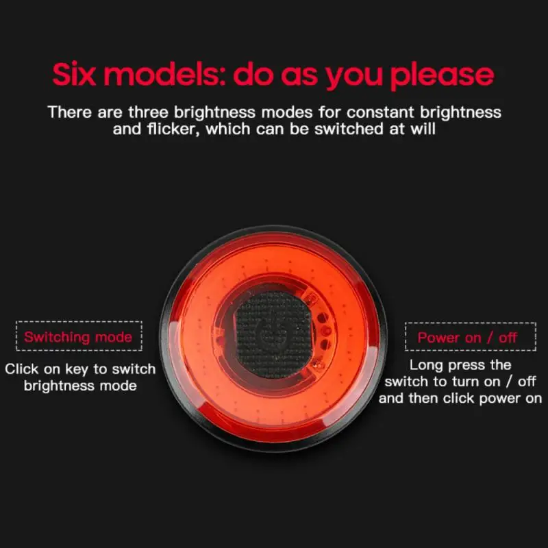 Велосипедный умный задний фонарь стоп-сигнал для горного велосипеда аксессуары |