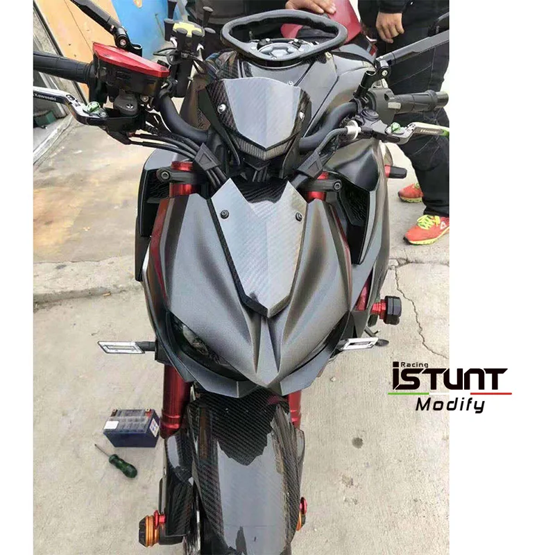 For Kawasaki Z1000 Motorcycle Windshield Wind Deflectors Smoke Windscreen Modified Instrument Shell Protector Cover Screen | Автомобили и