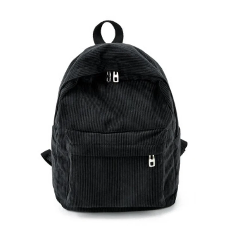 Женский вельветовый рюкзак из мягкой ткани для подростков повседневный в