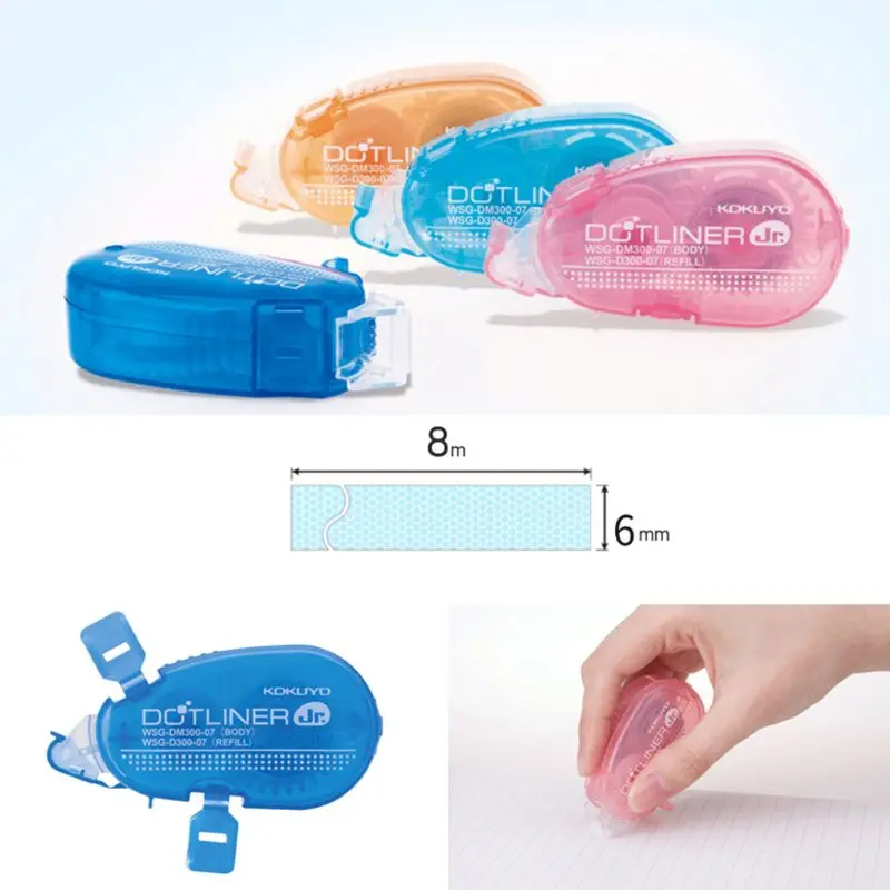 

G92E Mini Double Sided Adhesive Roller Tape Glue Dot Liner Petit Disposable For DIY